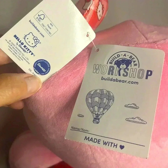 BUILD A BEAR HELLO KITTY Holly Jolly Christmas with her dress. NWT - Picture 7 of 9